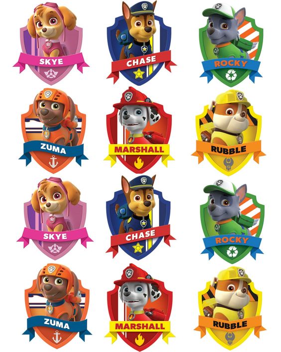printable banner paw patrol