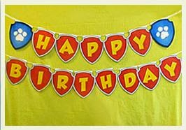 Paw Patrol: Happy Birthday Free Printable Bunting. - Oh My Fiesta ...