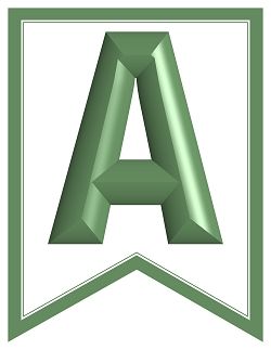 printable banner with letters