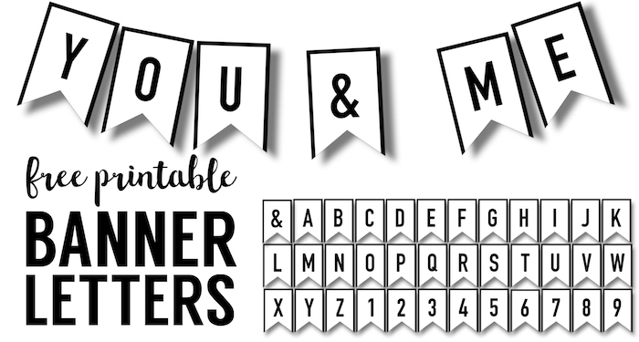 Free Printable Banner Templates {Blank Banners} - Paper Trail Design
