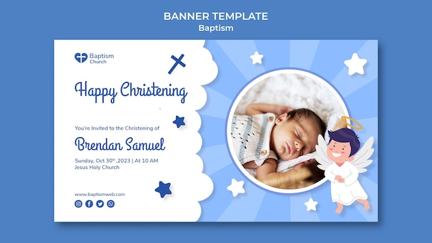 printable baptism banner