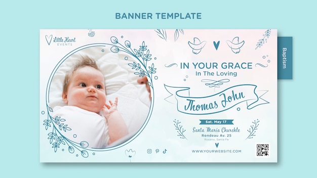printable baptism banner