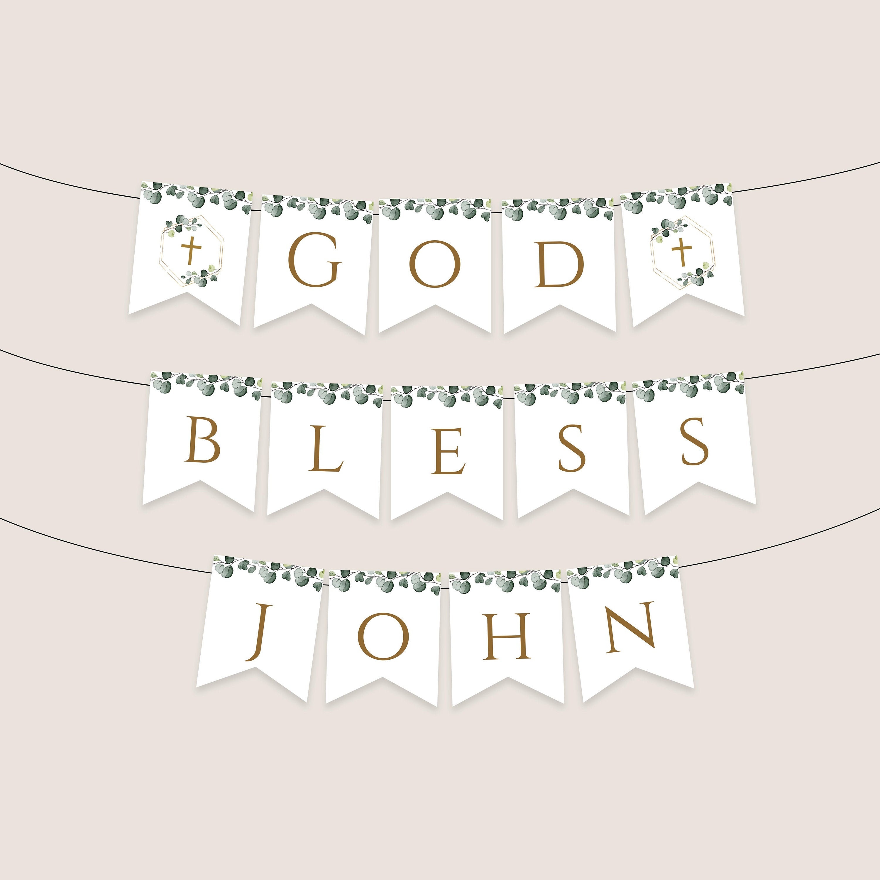 printable baptism banner