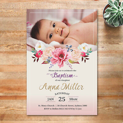 printable baptism invitation kits