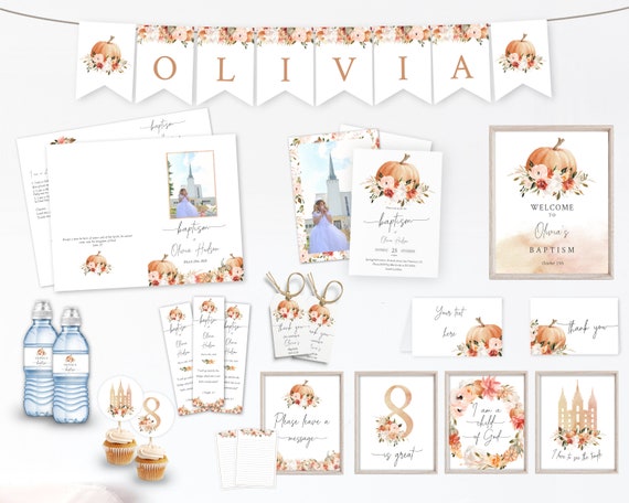 printable baptism invitation kits