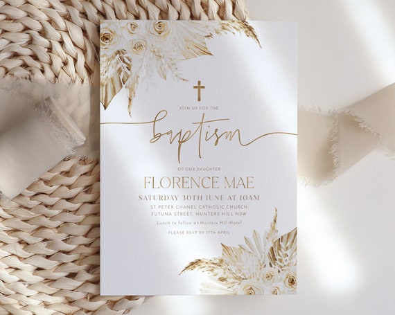 printable baptism invitations etsy