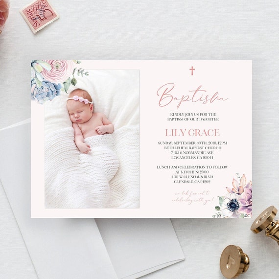 printable baptism invitations etsy