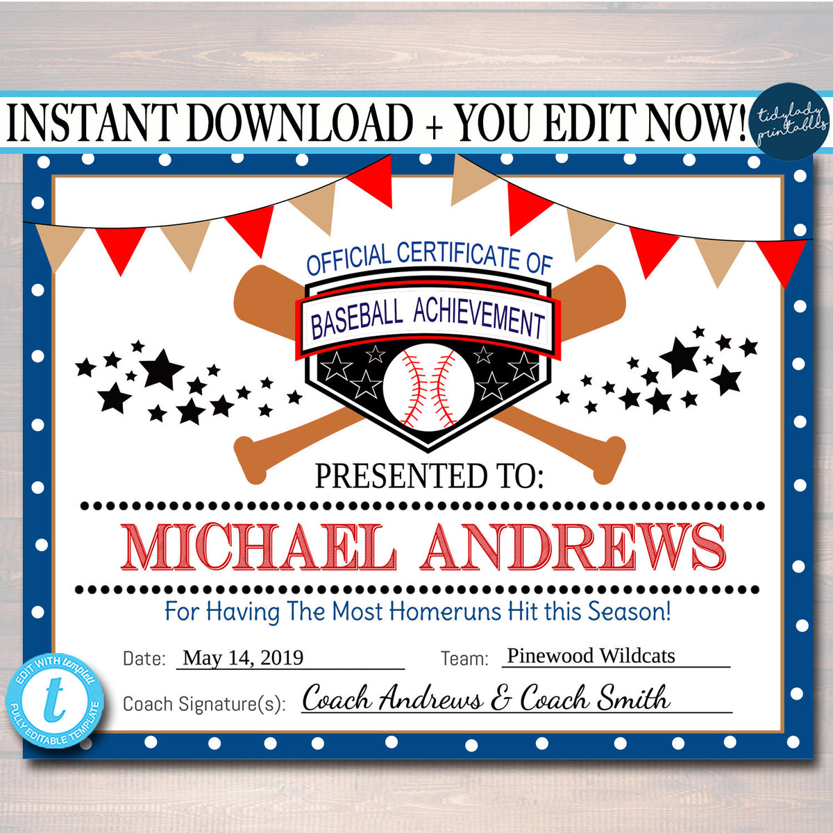 Baseball Award Certificates, , Team Baseball Awards, Baseball ...