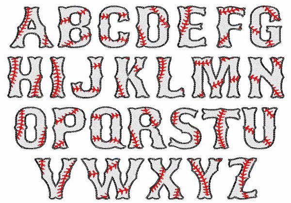 sports-letter-fonts-worksheets-library for Free Printable Baseball Alphabet Letters Sports Letter Fonts - Worksheets Library for Free Printable Baseball Alphabet Letters