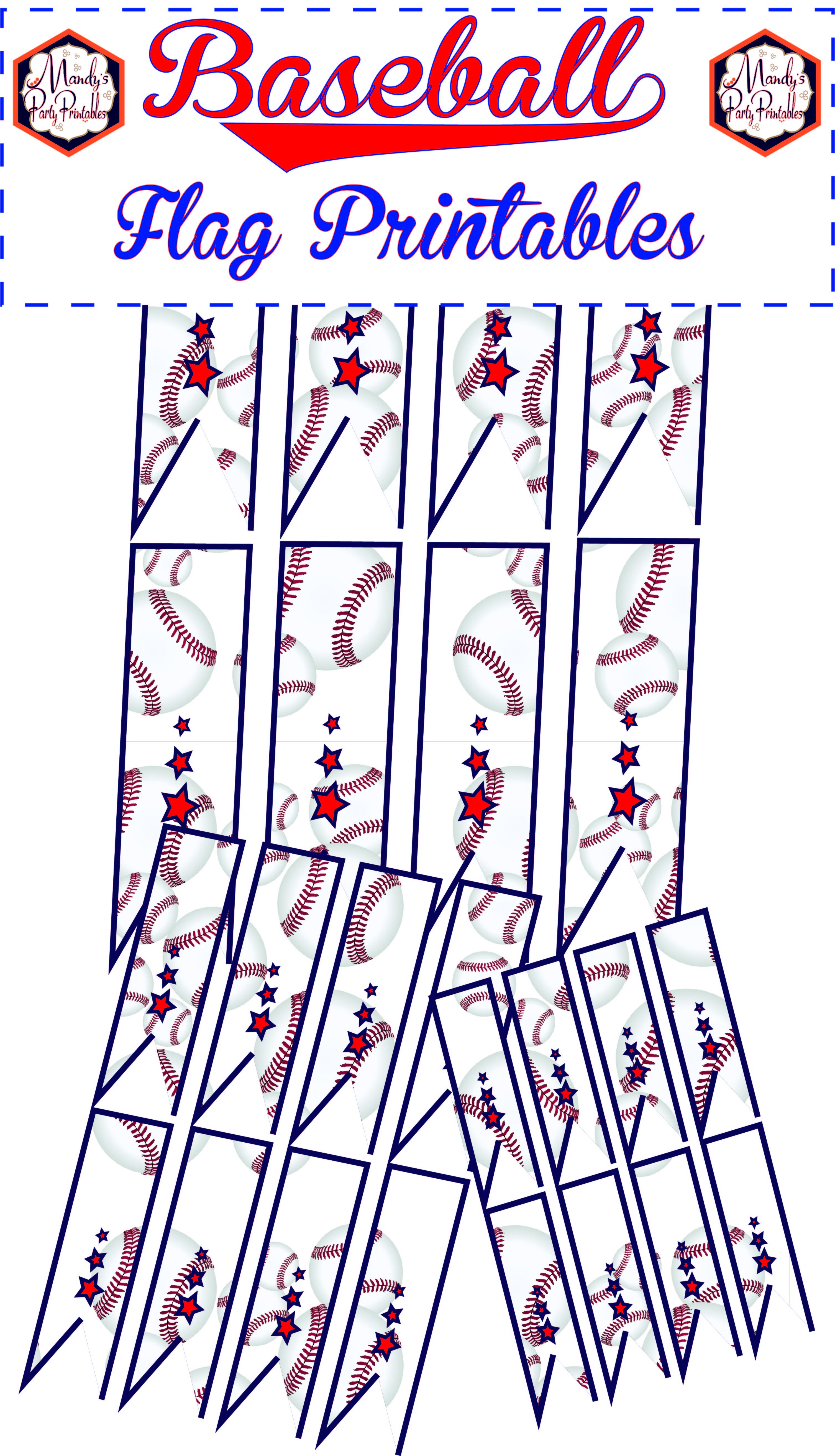 Free Baseball Printables - Mandys Party Printables