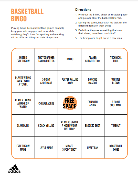 printable basketball bingo cards