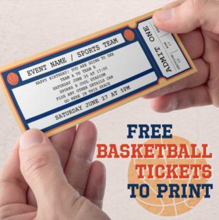 Free Printable Basketball Ticket - Free Printables Online