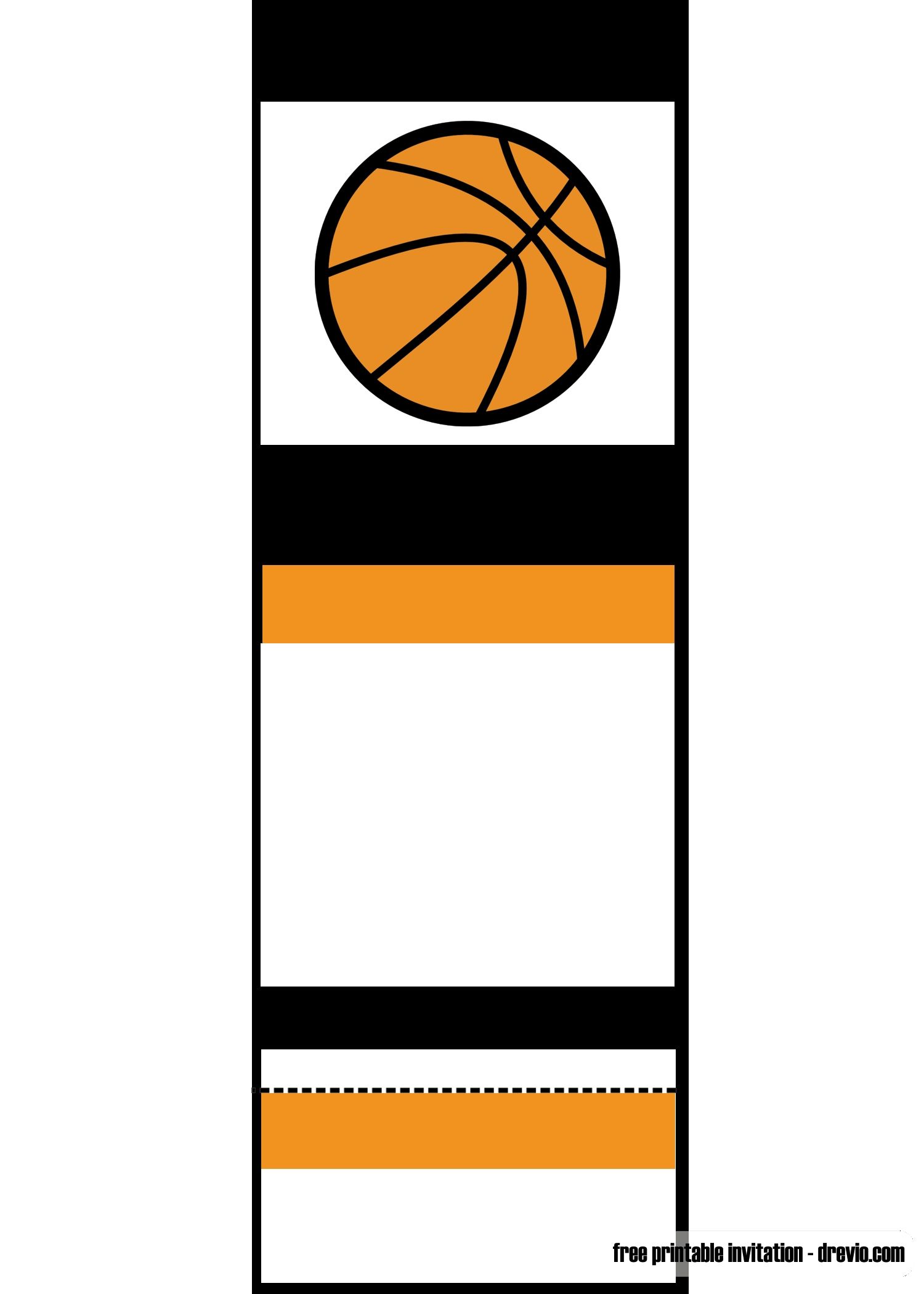 printable basketball tickets