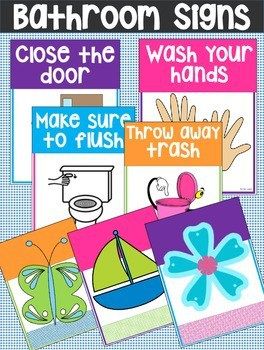 Printable Bathroom Rules &  Reminder Signs - Do Your Kids Need This?