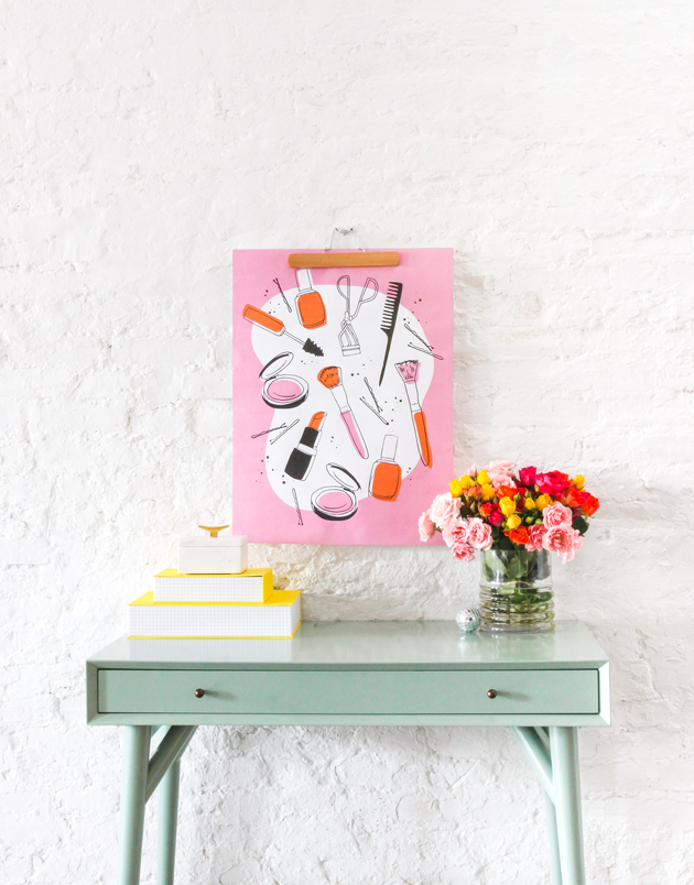 Free Printable: Beauty Art - The Crafted Life