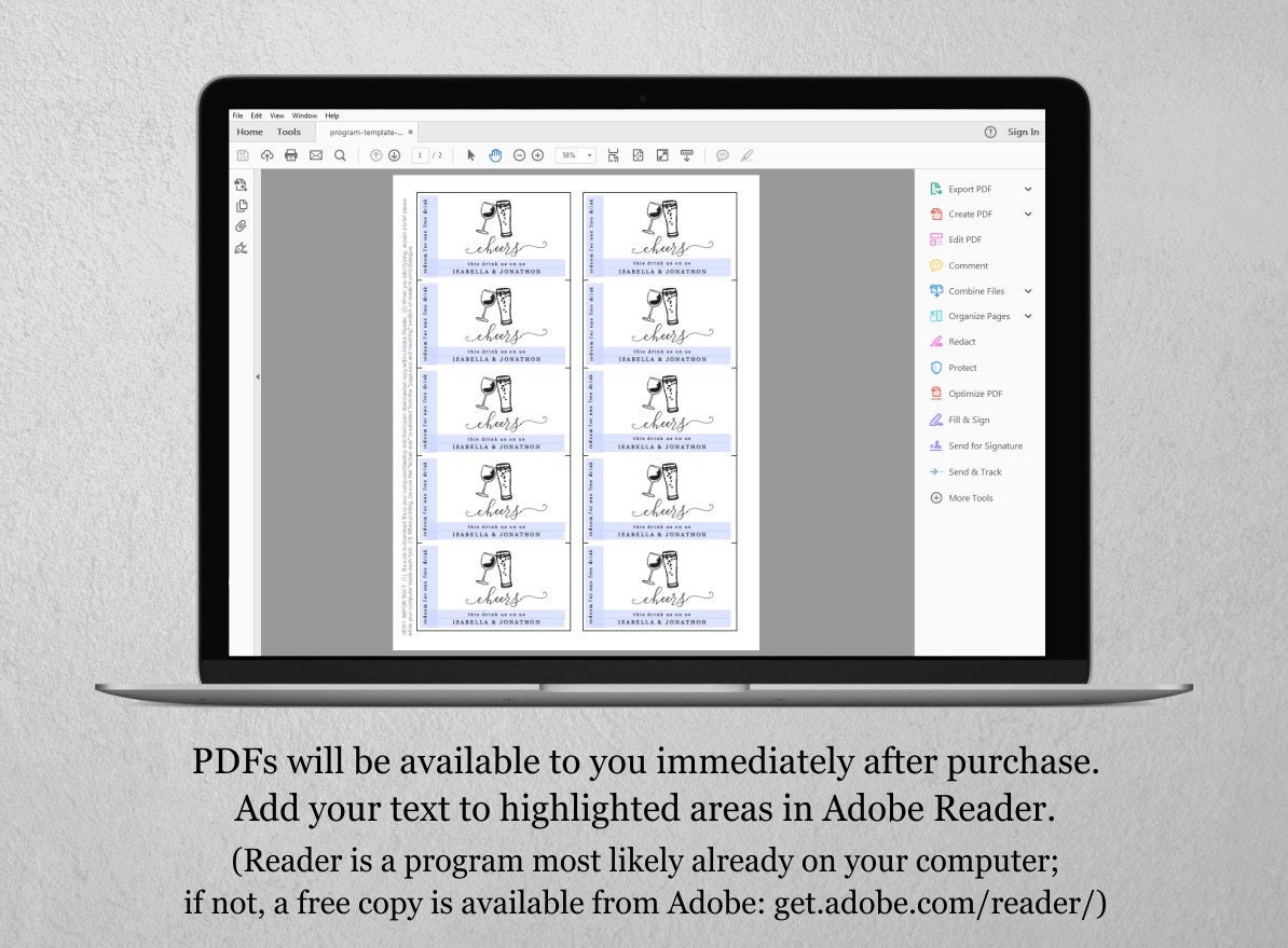 printable beer tickets