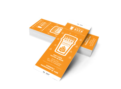 Beer Ticket Templates | MyCreativeShop