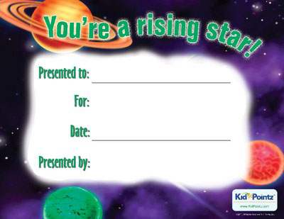 printable behaviour awards