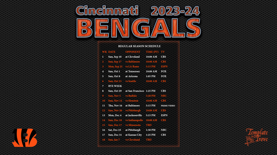 Cincinnati Bengals schedule 2024 - Takeaways, predictions - ESPN