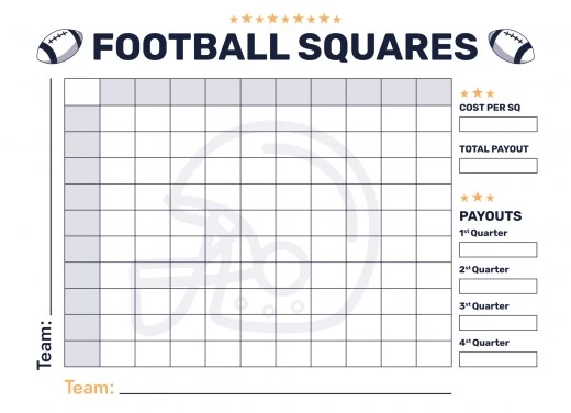 Free Super Bowl Squares Google Docs Templates - gdoc.io