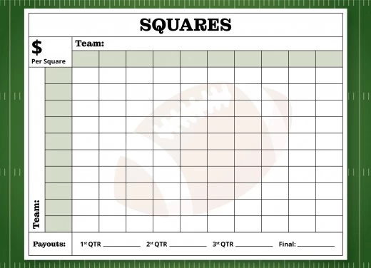 Free Super Bowl Squares Google Docs Templates - gdoc.io