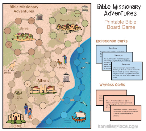 Printable Bible Games for Sunday School and Childrens Church
