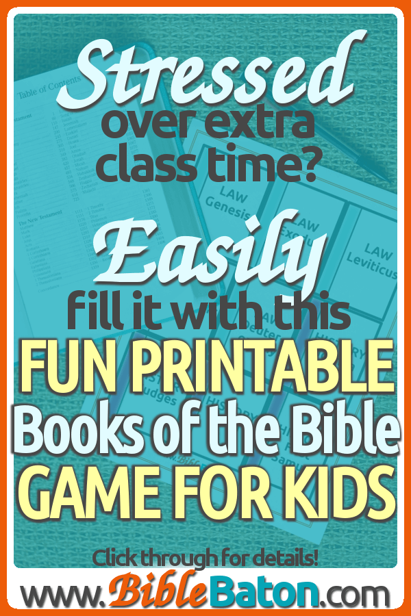 printable bible games for sunday school