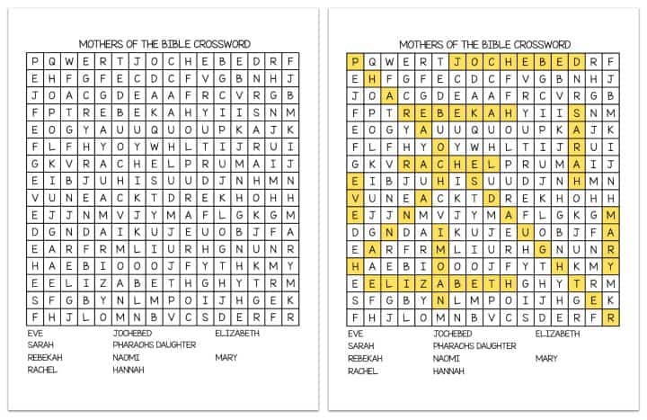 printable bible puzzles