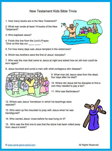 Women of the Bible Trivia Quiz  
