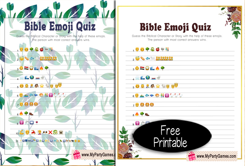 Free Printable Bible Trivia Questions | Money Saving Mom®