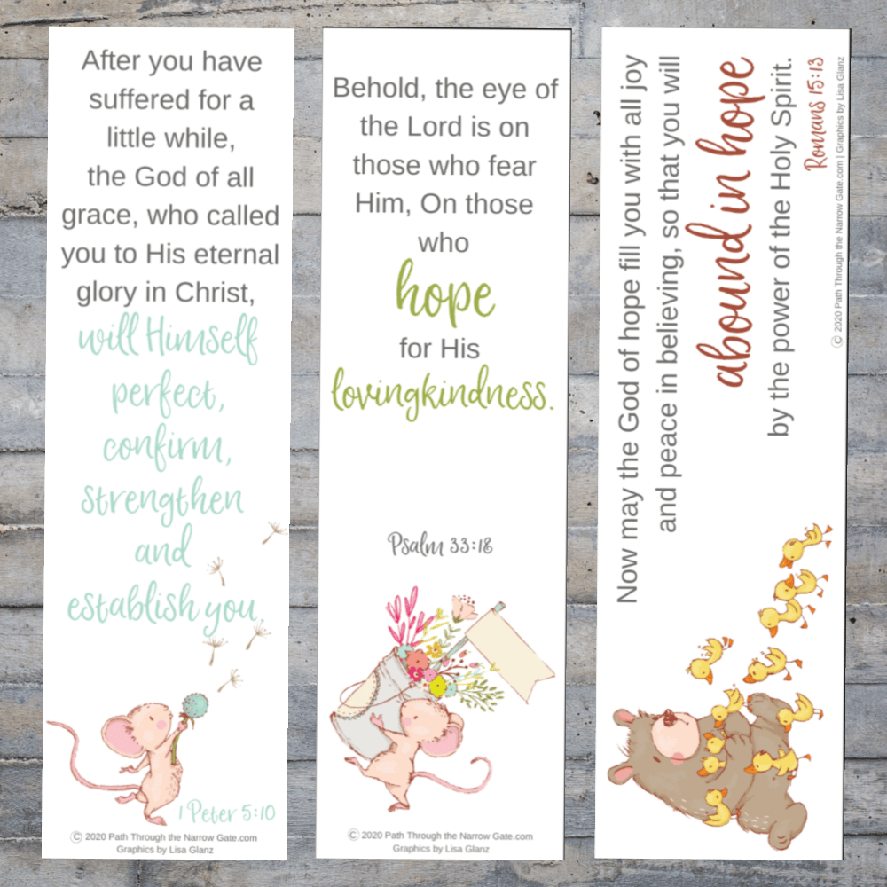 printable bible quote bookmarks