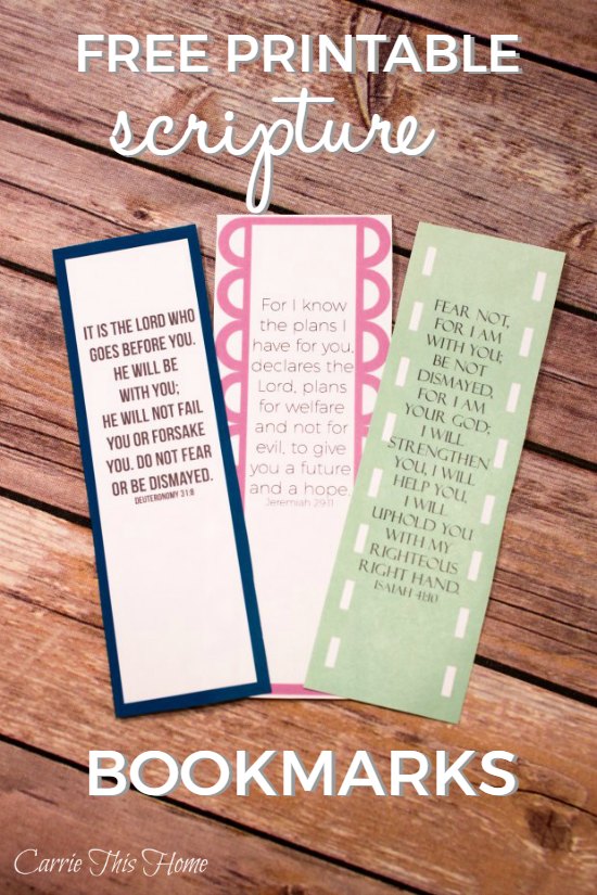 Free Printable Scripture Bookmarks