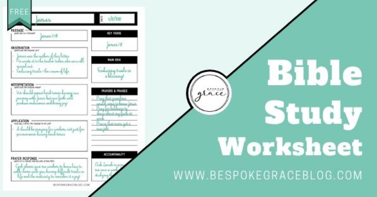 printable bible study worksheet
