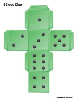 Printable Dice Templates - Make Your Own 6, 10, 12-Sided Dice