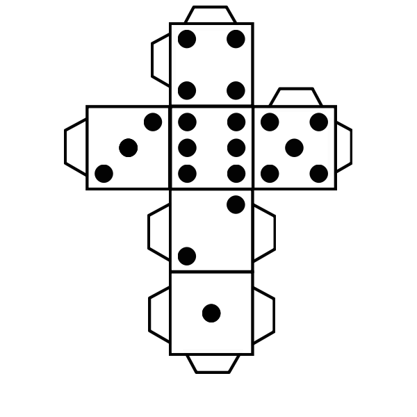 Printable dice | Free SVG