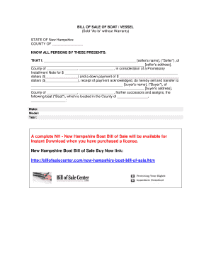 printable bill of sale as is no warranty