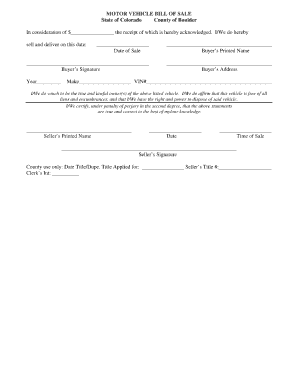 printable bill of sale bc