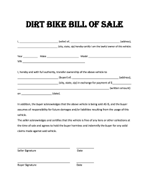 printable bill of sale bc