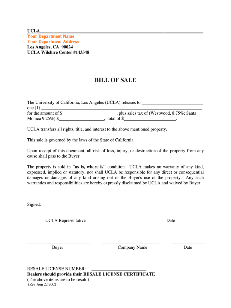 printable bill of sale equipment