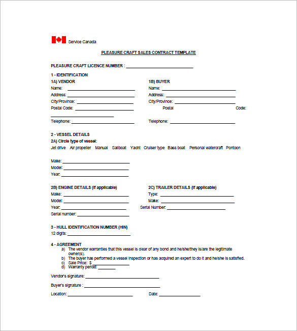 printable bill of sale for pwc