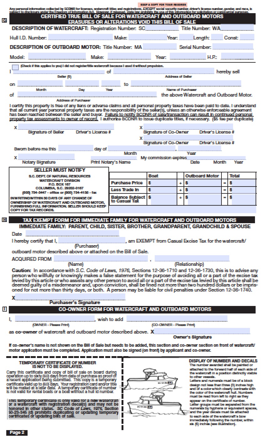 printable bill of sale for pwc