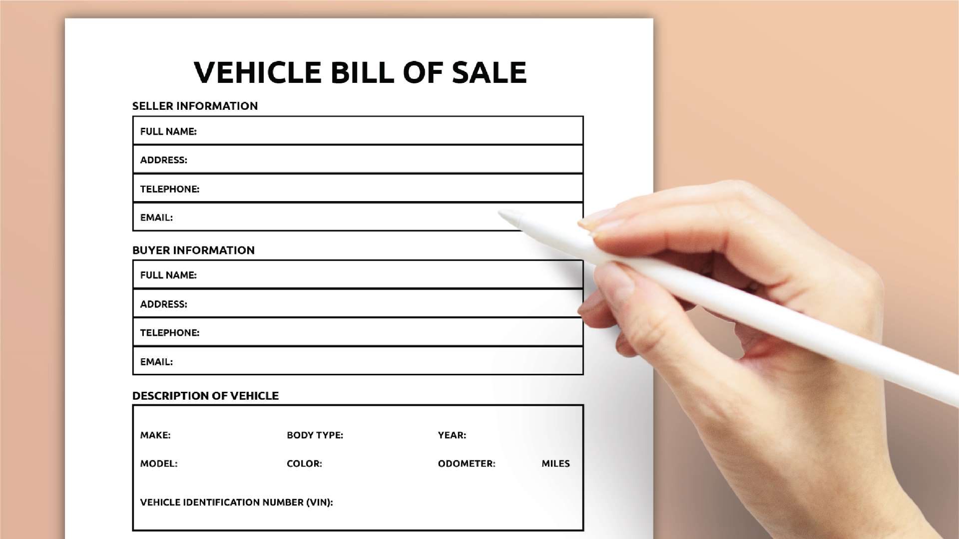 printable bill of sale nebraska
