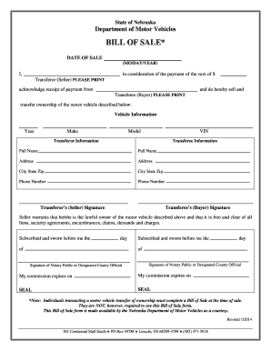 printable bill of sale oregon