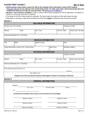 printable bill of sale sgi