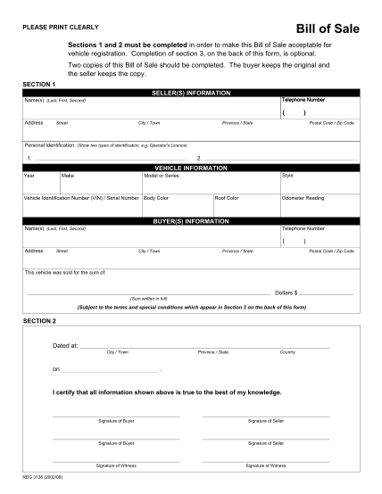 printable bill of sale sgi