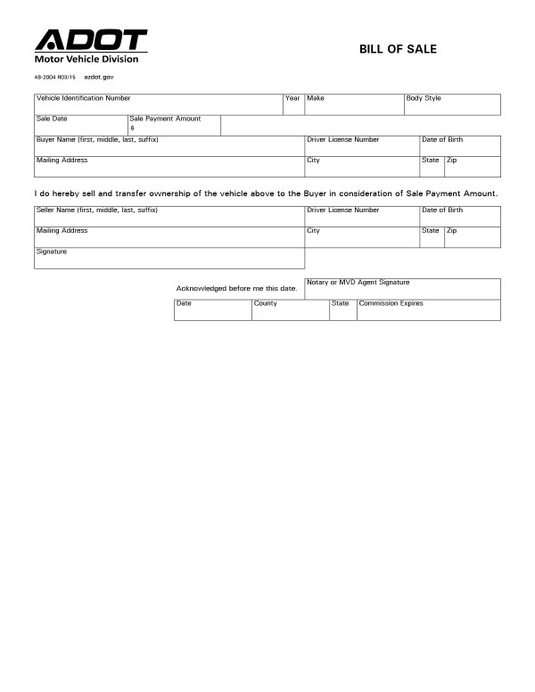 printable bill of sale travel trailer