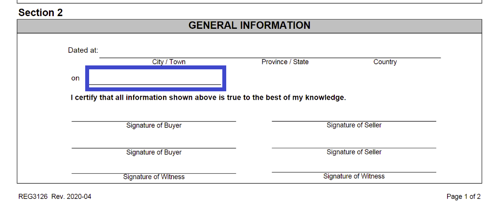 Alberta Bill of Sale for Vehicle: Printable PDF Form 2022 (FREE)