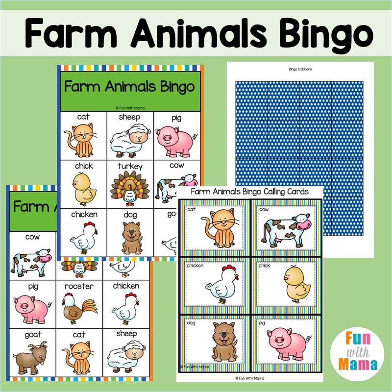 farm-animal-bingo-printable-free-bingo-cards-fun-with-mama-worksheets-library for Free Printable Animal Bingo Cards Farm Animal Bingo - Printable Free Bingo Cards - Fun with Mama - Worksheets Library for Free Printable Animal Bingo Cards