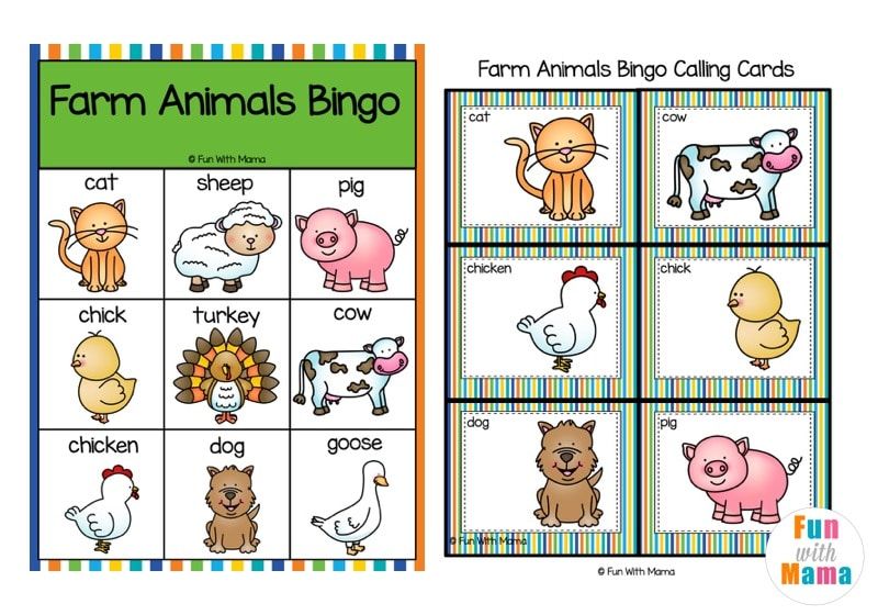 Farm Animal Bingo - Printable Free Bingo Cards - Worksheets Library farm-animal-bingo-printable-free-bingo-cards-worksheets-library