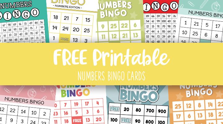 Number Bingo - FREE Printable Bingo Cards &  Sets | Printabulls